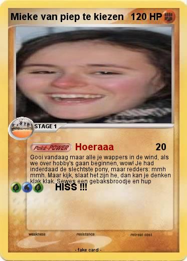Pokemon Mieke van piep te kiezen