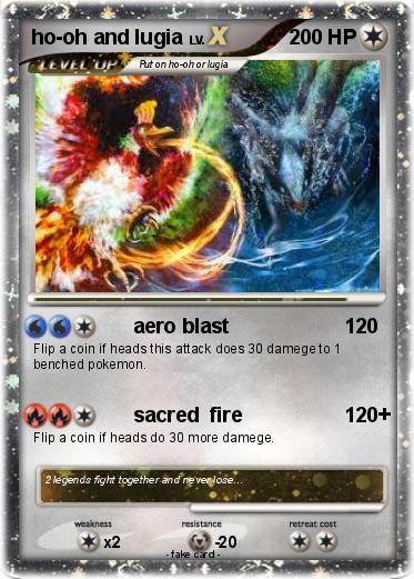 Pokemon ho-oh and lugia