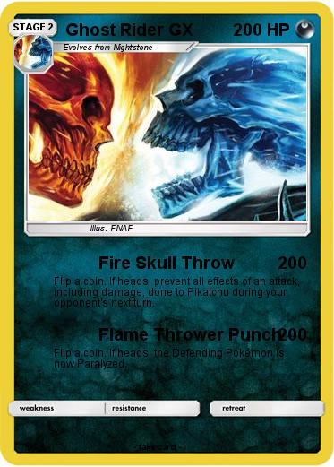 Pokemon Ghost Rider GX