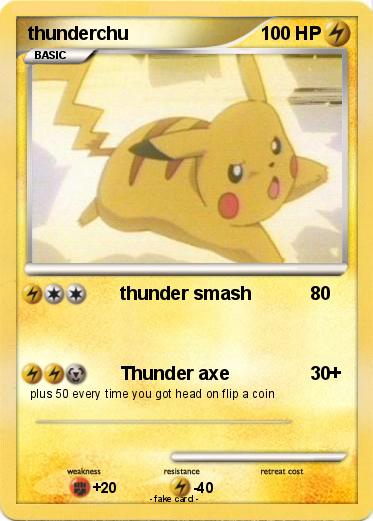 Pokemon thunderchu