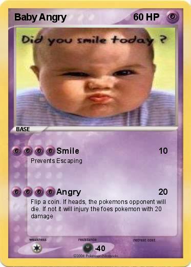 Pokemon Baby Angry