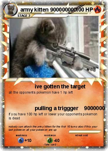 Pokemon army kitten 900000000