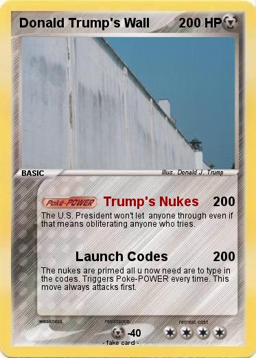 Pokemon Donald Trump's Wall