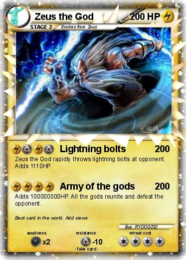 Pokemon Zeus the God
