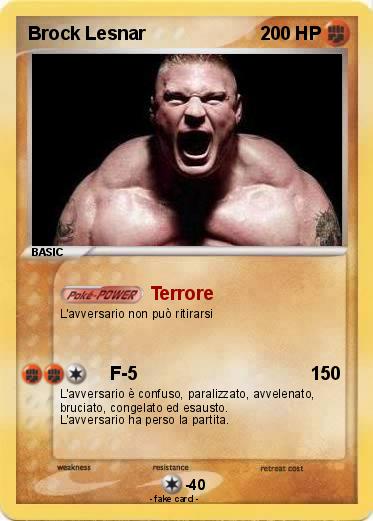 Pokemon Brock Lesnar