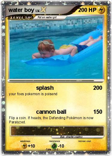 Pokemon water boy