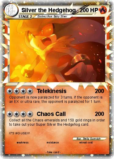 Pokemon Silver the Hedgehog