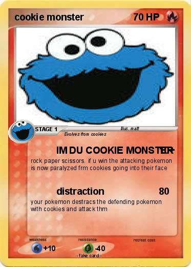 Pokemon cookie monster