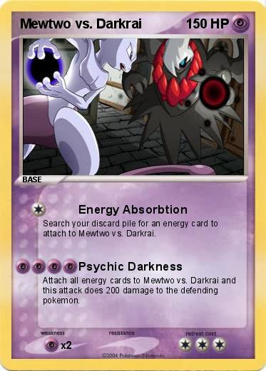 Pokemon Mewtwo vs. Darkrai