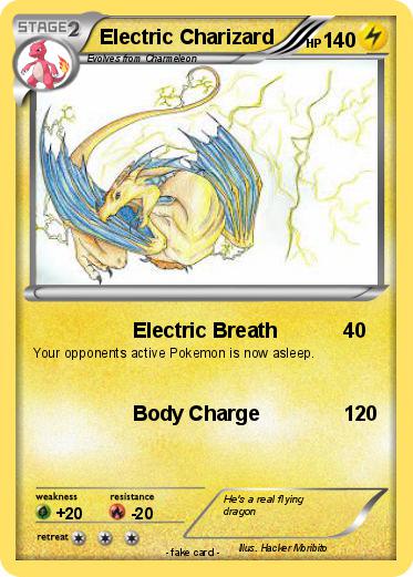 Pokemon Electric Charizard