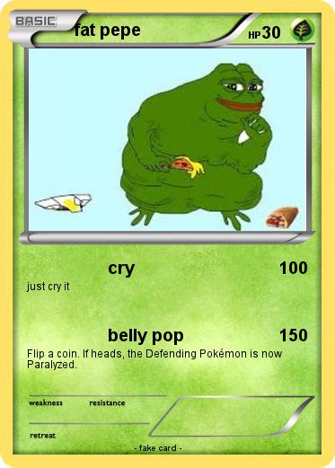 Pokemon fat pepe