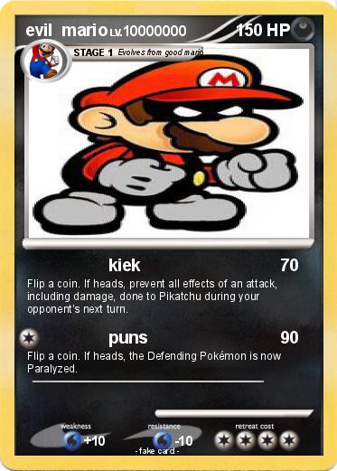 Pokemon evil  mario