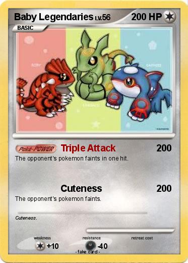 Pokemon Baby Legendaries