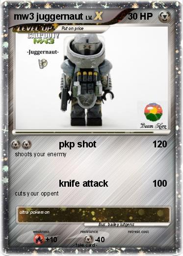 Pokemon mw3 juggernaut