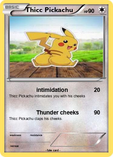 Pokemon Thicc Pickachu