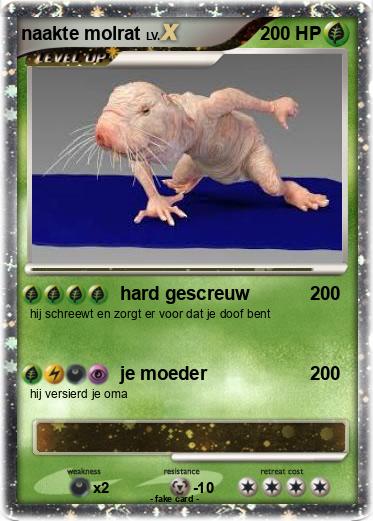 Pokemon naakte molrat