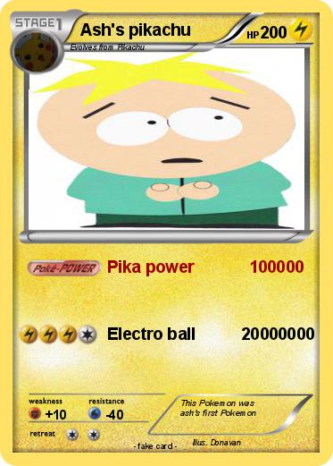 Pokemon Ash's pikachu