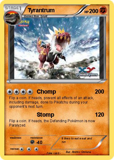 Pokemon Tyrantrum