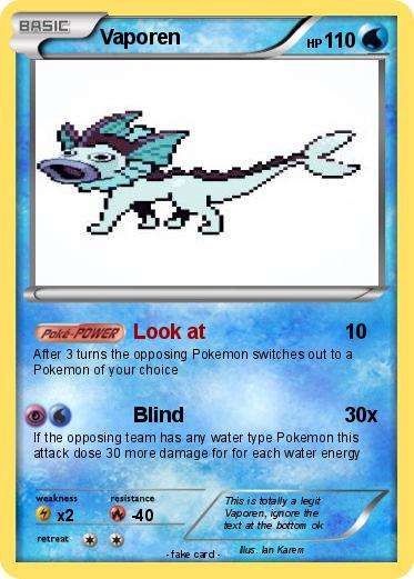 Pokemon Vaporen