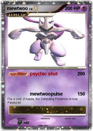Pokemon mewtwoo