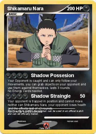 Pokemon Shikamaru Nara
