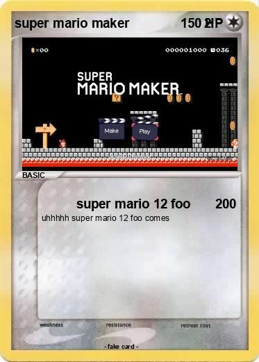 Pokemon super mario maker                     2