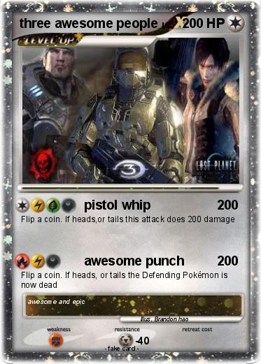 Pokemon three awesome people