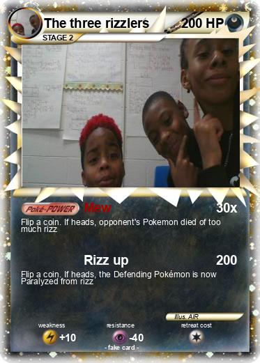 Pokemon The three rizzlers