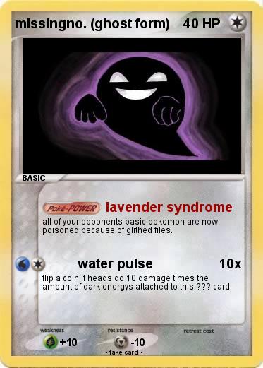 Pokemon missingno. (ghost form) Pokemon missingno. (ghost form)