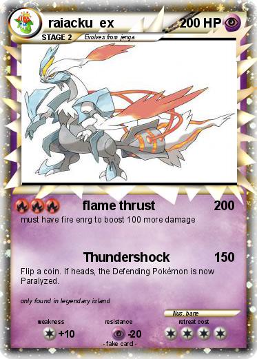 Pokemon raiacku  ex
