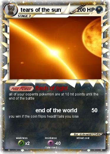 Pokemon tears of the sun
