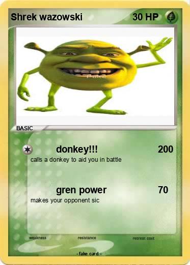 Pokemon Shrek wazowski