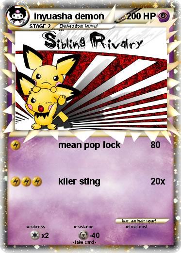 Pokemon inyuasha demon