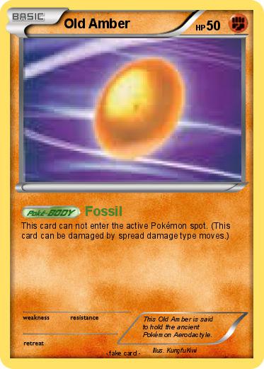 Pokemon Old Amber