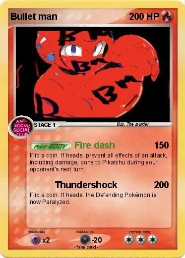 Pokemon Bullet man