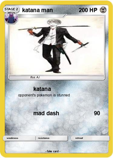 Pokemon katana man