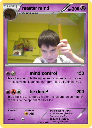 Pokemon master mind