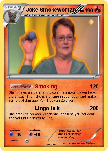 Pokemon Joke Smokewoman