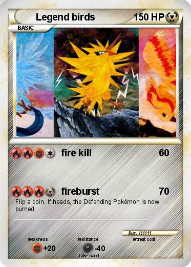 Pokemon Legend birds