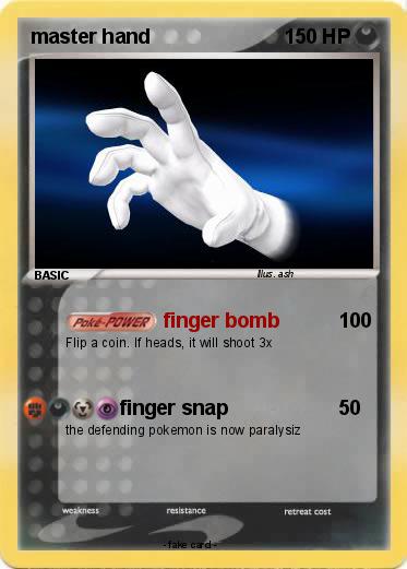 Pokemon master hand