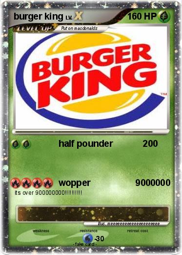 Pokemon burger king