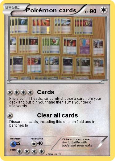 Pokemon Pokèmon cards