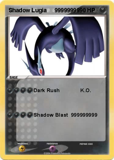 Pokemon Shadow Lugia     999999999