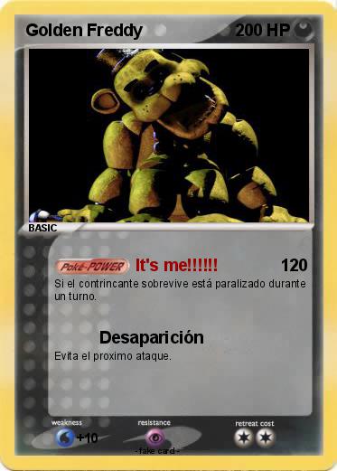 Pokemon Golden Freddy
