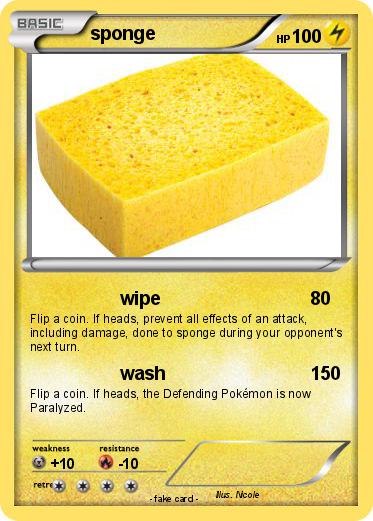 Pokemon sponge