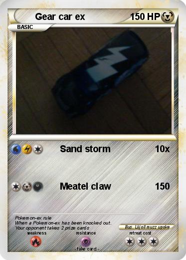 Pokemon Gear car ex