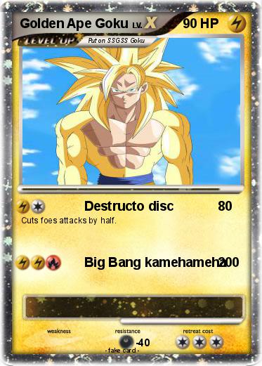 Pokemon Golden Ape Goku