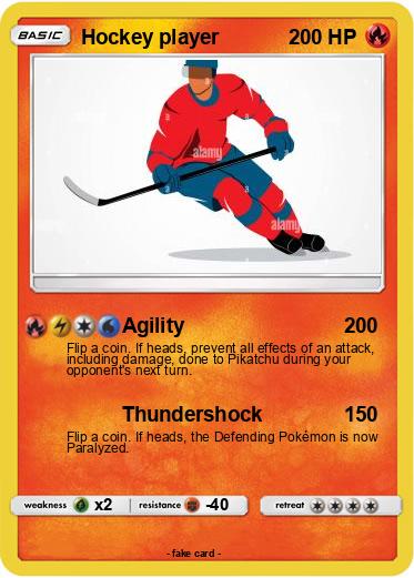 Pokemon Hockey player