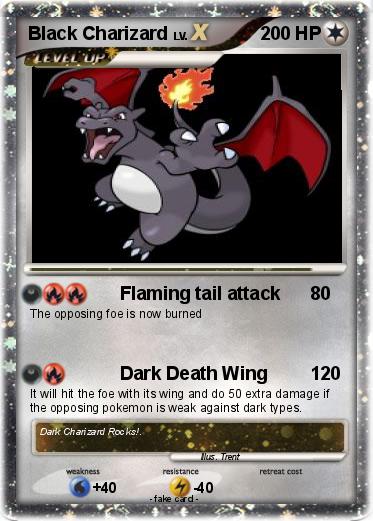 Pokemon Black Charizard