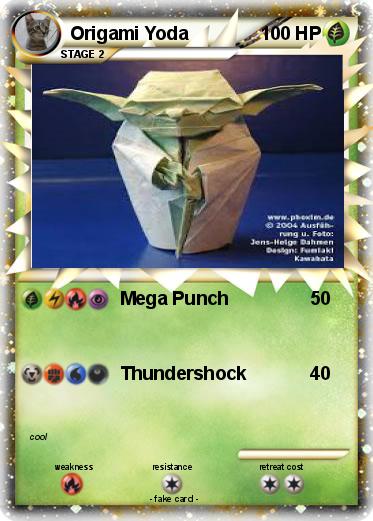 Pokemon Origami Yoda